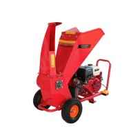 Factory Supply Mobile Gasoline 13hp Horizontal Wood Chipper Shredder Tree Branch Brushing